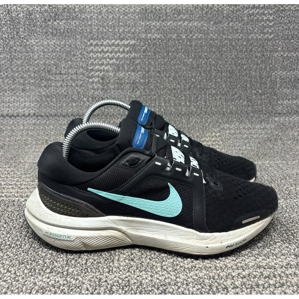 Nike Air Zoom Vomero 16 Women's 8 Black Ghost Aqua Running Shoes DA7698-006